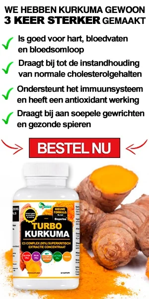 Turbo Kurkuma - 3 keer sterker gemaakt voor hart, bloedvaten en cholesterol